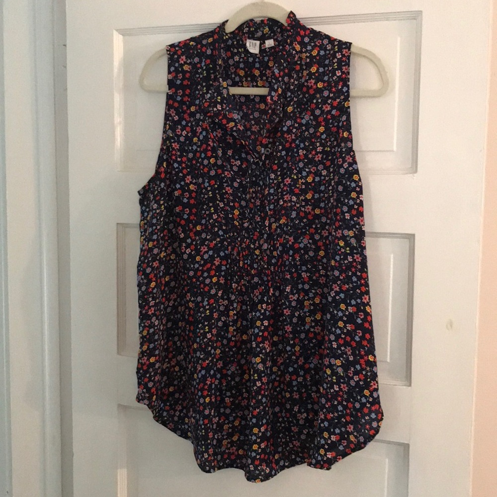 Floral maternity shirt from Gap